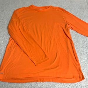 Athletic Works long sleeve DriWorks t shirt - size M - bright orange